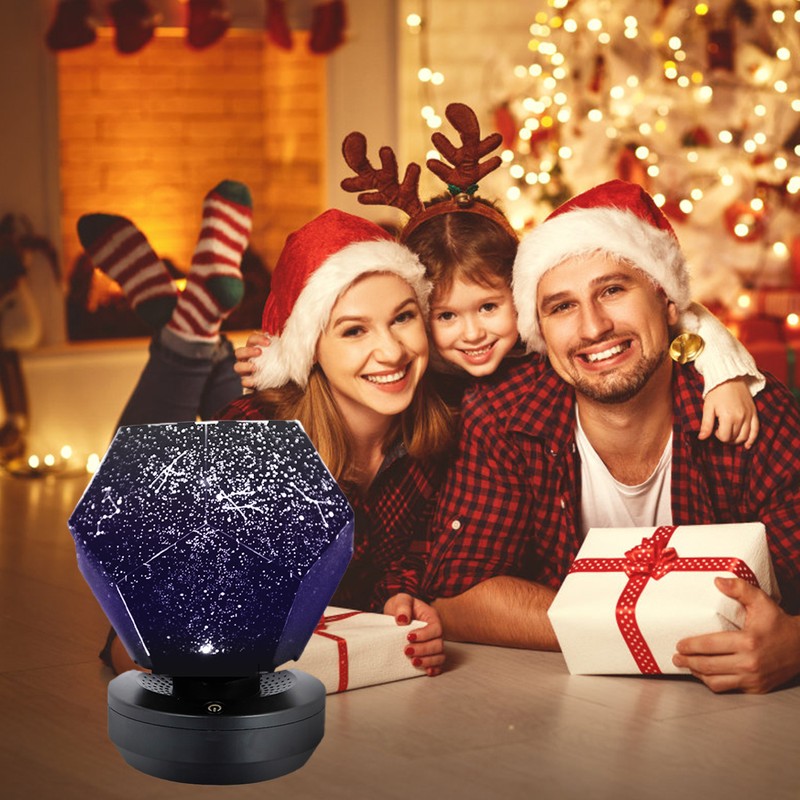 Sky Projection Lamp Home Planetarium Projector Night Light Galaxy 3D
