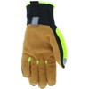MCR Safety Predator Impact Mechanics Sasquatch Leather Palm Work Gloves,