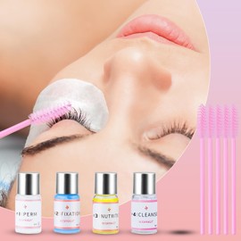 Eyelash Lifting Set, 2024 Updated Lash Lifting Kit, Professional Eyelash Curling Makeup Tools, Semi-Permanent Curling Perm Wave, Long Lasting for Salon and Home Use