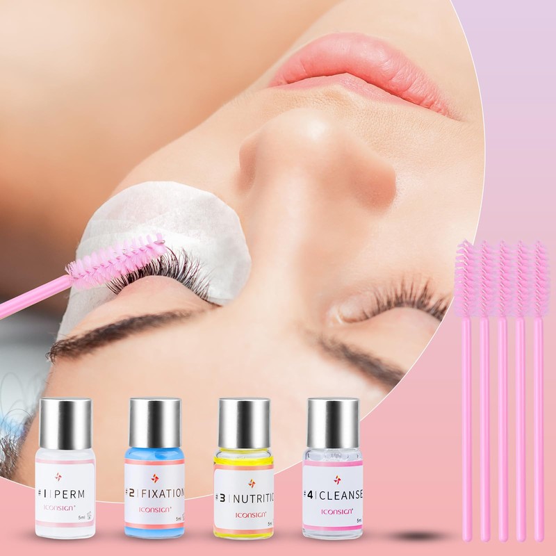 Eyelash Lifting Set, 2024 Updated Lash Lifting Kit, Professional Eyelash