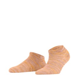 Burlington Women's Soho Vibes W Sn Cotton Low-Cut Plain 1 Pair Trainer Socks, Yellow Mustart 1318, 3.5-7