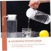 FUNOMOCYA Water Pitcher Lid Pcs Replaceable Pitcher Covers Compact Carafe