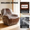 COCODE 2 Pcs Plastic Furniture Covers Moving Storage Bags, 4
