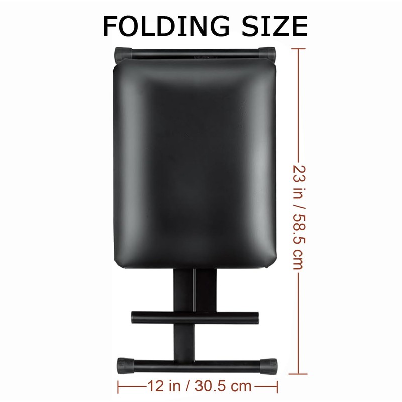 GLEAM Keyboard Bench - Digital Piano Bench Padded X Style