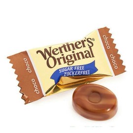 Werthers Werther's Sugar Free Caramel Chocolate Creamy Hard Candy 1/2 lb BULK CANDY