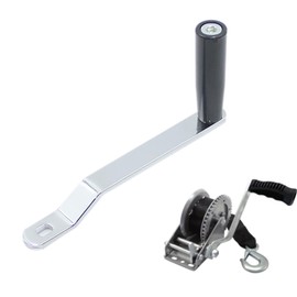 JTEYINH Upgraded Winch Handle, Universal Trailer Winch Handle, Comfort Grip, Black, 4.6 x 9.05 x 0.53 inches