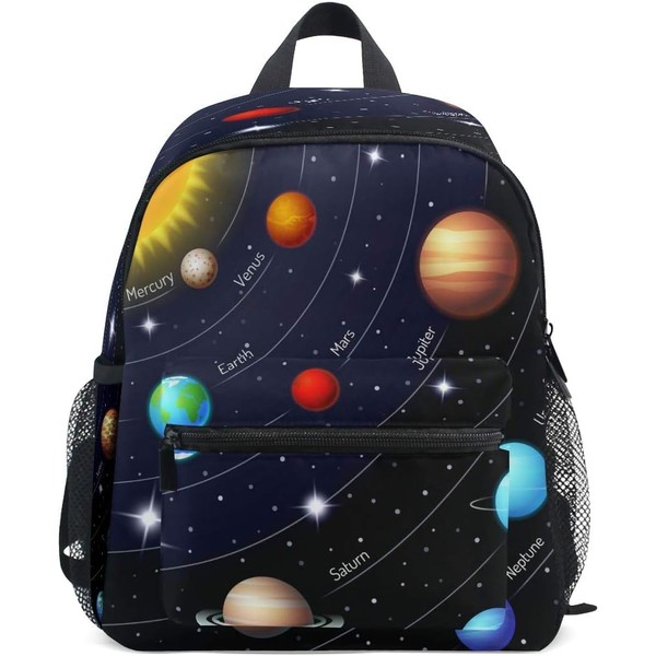 AUUXVA Space Backpack for Kids, Neutral Preschool Toddler Bookbag Boy