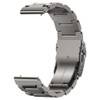 AMAZTIM Compatible Silver Metal Strap, Silicone Replacement Wristbands Sport Strap