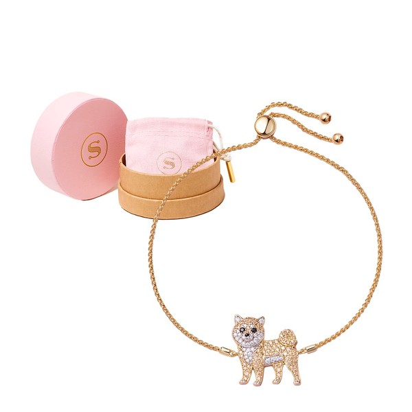 SCAMPER & CO Shiba Inu Bolo Bracelet for Women -