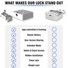 Habit Control Schedule Timed Lock - Bluetooth Hidden Cabinet &