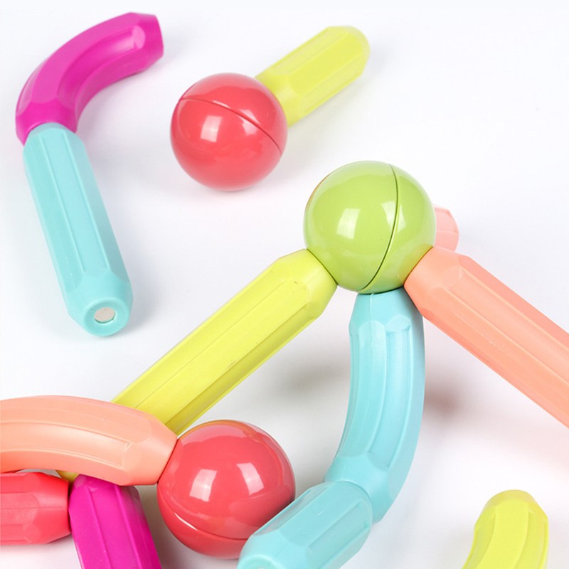 Magnetic Sticks Building Toys Creativity Educational Interactive Magnetic Building Sticks