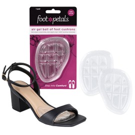 Foot Petals Bunion Foot Cushion Metatarsal Pad Lasting Comfort Relief Prevent Toe Slipping Overhang Women Heels 1 Pair Air Gel