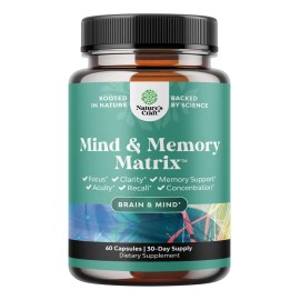 Natures Craft Multivitamnico Cpsulas Botella 60 Unidades Mind  Memory Matrix                                                                          