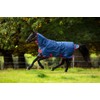 Horseware Ireland Mio All-in-One Turnout Sheet Dark Blue/Red 69