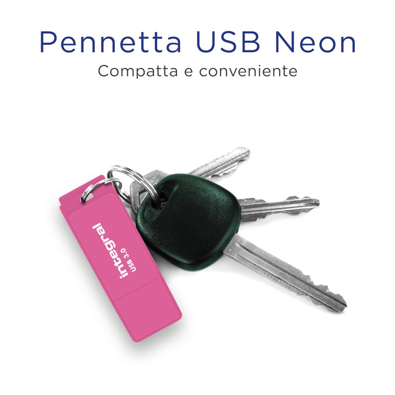 Integral 128GB Neon Pink USB 3.2 Gen 1 Flash-Laufwerk