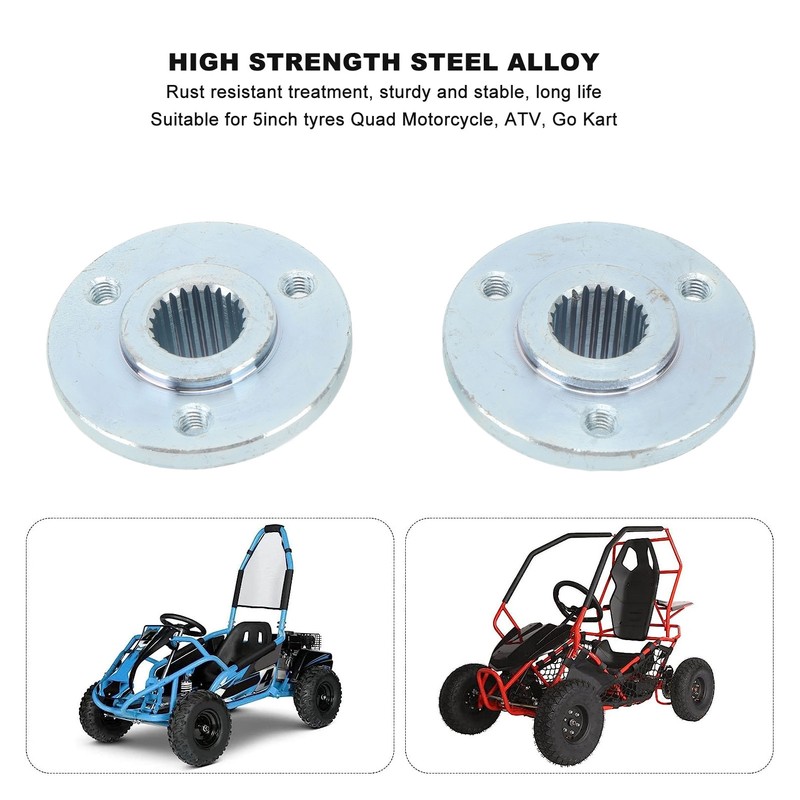 23T 3 Stud Rear Axle Wheel Hub with Screws Left