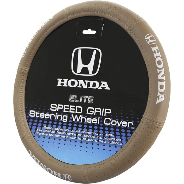 Plasticolor 006732R06 Steering Wheel Cover (Honda Elite Tan)