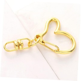 40 Piezas Cierres De CorazóN Para Llaveros MosquetóN En Forma De CorazóN Para Bricolaje Broches Para Llaveros Y Manualidades Accesorios De Metal Seguro Y Duradero 1.69X0.94X0.39In