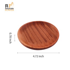 RP Remarkable Power, Round Jewelry Tray Trinket Dish Decorative Holder Organizing for Necklace Earring