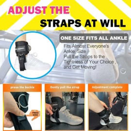 Aoho Mooon Ankle Straps for Cable Machine Accessories, Adjustable Buckle Suitable for Me...