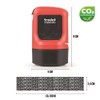 Trodat ID Protector+ Rollerball Pen (Red) - Privacy Roller Stamp
