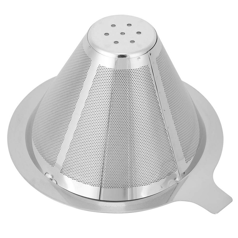 Cafellissimo Pour Over Coffee Dripper - Manual Reusable Stainless Steel