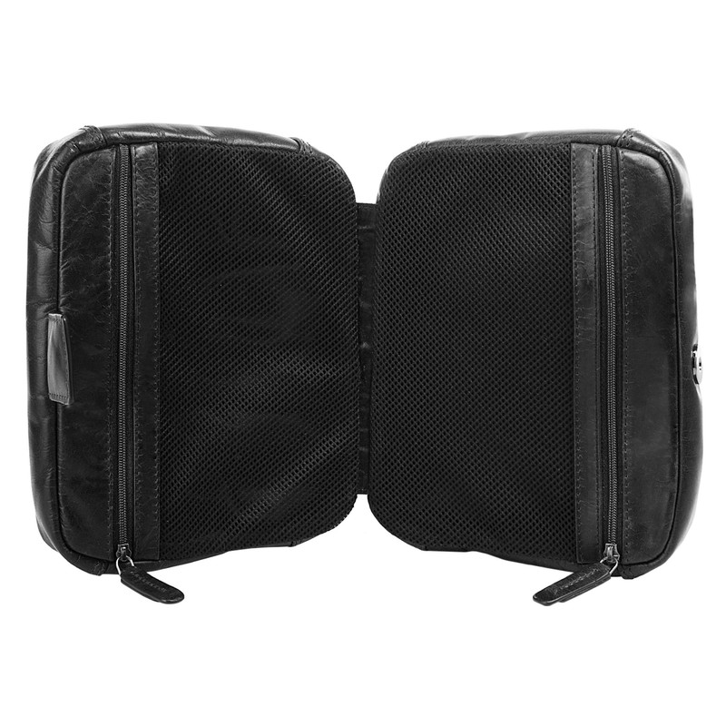X-ZONE Toiletry Bag Genuine Leather Men Women | | |
