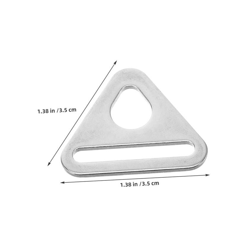 Abaodam 15pcs Stainless Steel Outdoor Expansion Buckles Canopy Triangle Buckles