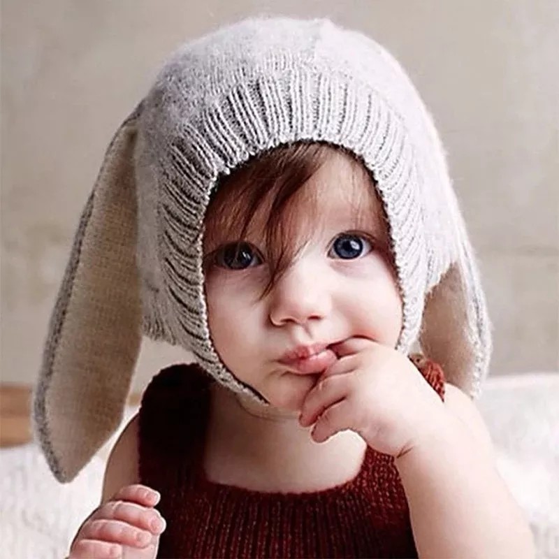 Gorro Bebe Orejas Conejo Niñas Niños 12pz Mayoreo