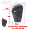 HuanYuanCS Car Interior Accessories Real Carbon Fiber Shift Knob Black