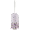 Royal Arden Flower Pattern Toilet Brush Stand Set C 39460