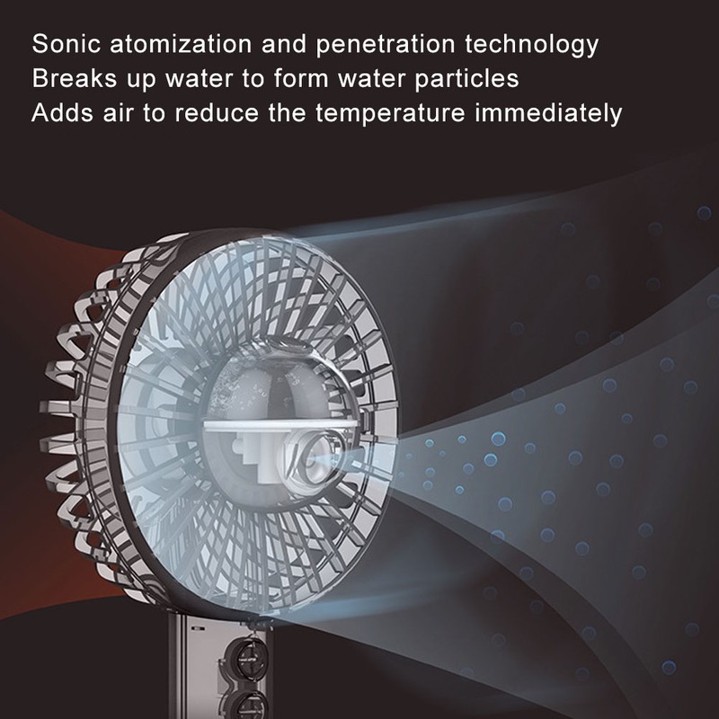 Portable ABS 10ml Water Tank Mini Handy Mist Spray Fan