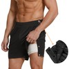 Deyeek Mens Tear Away Shorts Side Snap Open Sweat Shorts