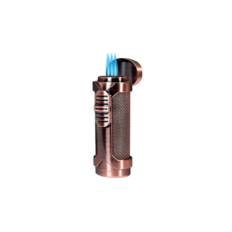 Lotus Armor Triple Torch Lighter (Copper)