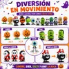 NEWKIBOU Surtido 24 juguetes Halloween con cuerda – Surtido de