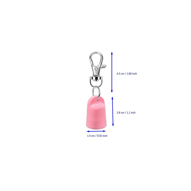 Roczential 4 PSC Keychain Cap Compatible with 0.35 oz Lip