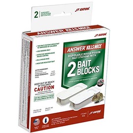 Jt Eaton 932 2-Pack Top Gun Disposable Mouse Bait Station with 1-Ounce of Bait