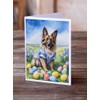Caroline's Treasures DAC4947GCA7P Belgian Tervuren Easter Egg Hunt Greeting Cards