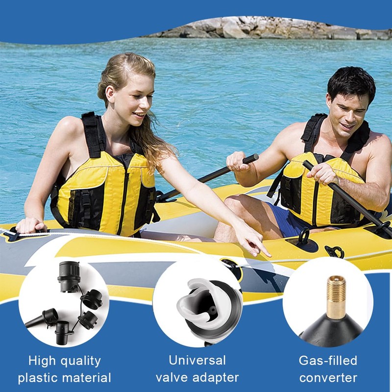 Inflatable/SUP and Kite/Boston Valve Pump Adapter - For Conventional Air