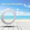 MroMax Fit 3.54" Outer Diameter Flange Water Pipe Cover Decoration