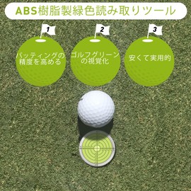 Golf Green Leader, Golf Marker, Round Bubble Level, Precision Golf Putter Assistant Putter Green, Level Inclinometer