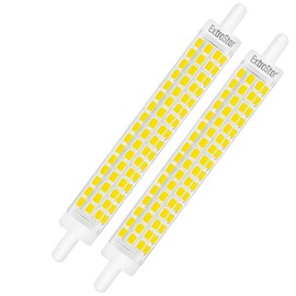 EXTRASTAR R7S LED Non-Dimmable 8 W 118 mm LED Bulb with Double Linear Effect 6500 K Equivalent to 64 W, 800 lm, Pack of 2, Cool White