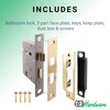 EAI Satin Brass Sashlock - Fire Rated & CE Approved
