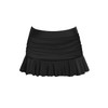 Tempt Me Women Black Ruched Ruffle Swim Skirt - 2025