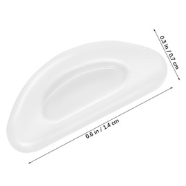 Operitacx 5 Paare Rutschfeste Nasenpads Silikon für Brillen Weiche Nasenpolster für Sicheren Halt Geeignet für Sonnenbrillen und Lesebrillen und Anwendung