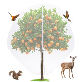 Vincreem 10 x 10 FT Large Fruit Tree Netting Bags Garden Plant Protector with Zipper and Drawstring Blueberry Bushes Netting Covers Plant Protection Mesh Net Bags from Insect Bug Cicada