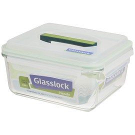 Glasslock 11.4-Cup Rectangle Handy Container,White