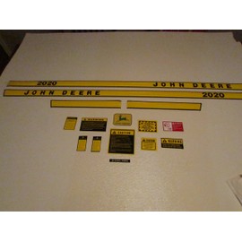 Decal Set with Caution kit for John Deere 2020 Tractor