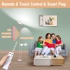 marctronic Pink Floor Lamp, 42W 4000LM Super Bright LED Room