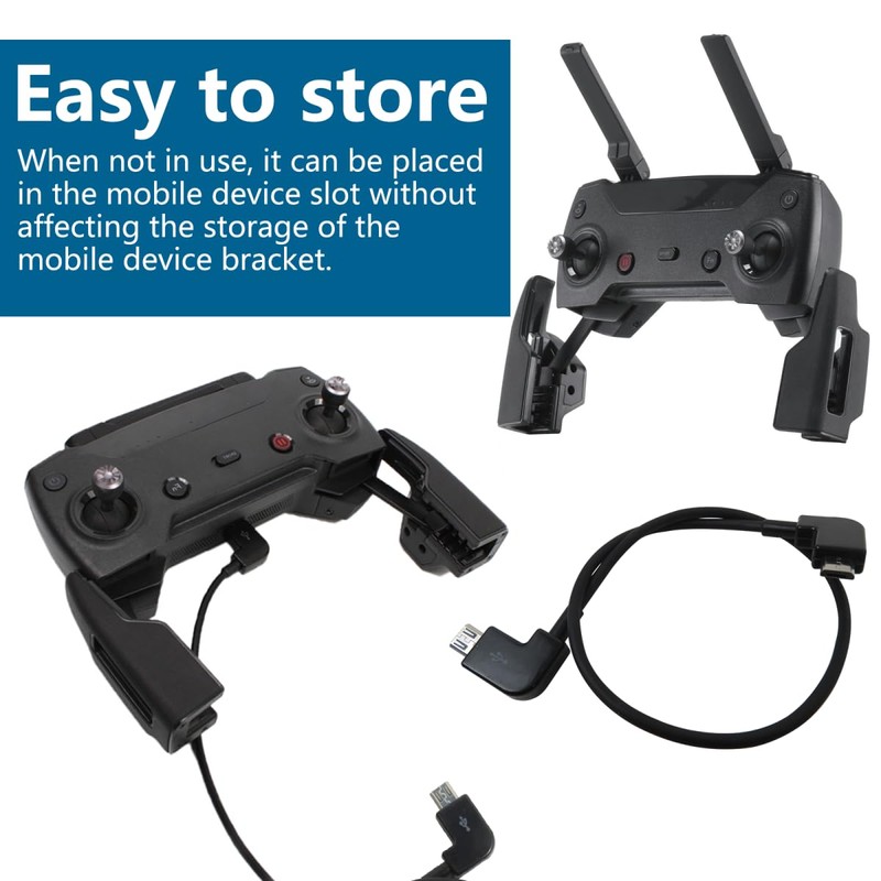 Latest New 2 Pack Micro-USB Cables, 30cm Remote Controller Data